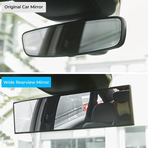 Universal 11.81 Inch Panoramic Convex Rear View Mirror