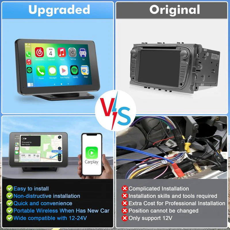Upgraded Wireless CarPlay Screen